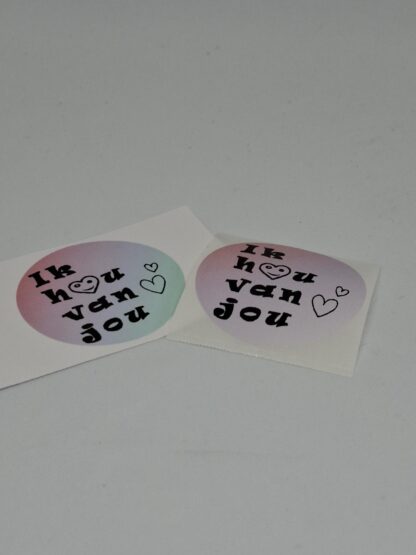 Sticker | EO S 83 | Ik hou van jou | 15 stuks - Afbeelding 3