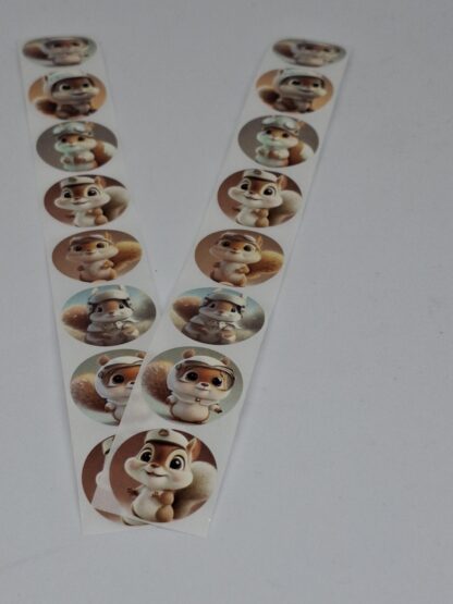 Sticker | A9 | Eekhoorn | 16 stuks - Afbeelding 2