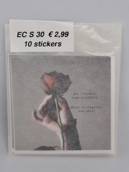 Sticker | ECS 30 | Bloemist gesloten | 10 stuks - Afbeelding 3