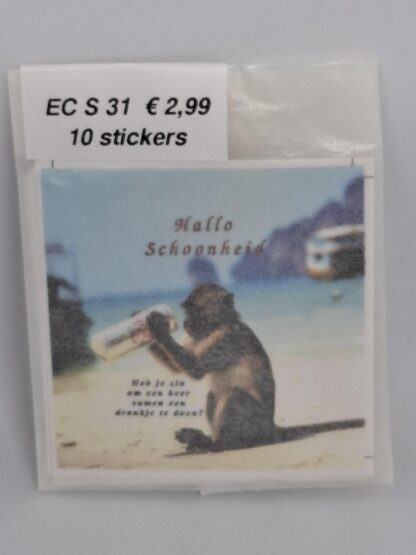 Sticker | ECS 31 | Drankje doen | 10 stuks - Afbeelding 3