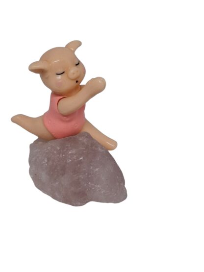 AdelaArT – Mountain Gemstone Ballerina – edelsteen bergje met Ballerina – Collectors Item